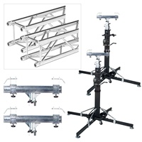SIL Offre Spéciale 1.5M à 4M suspendu écran Led système de treillis en aluminium tour de levage équipement de levage de treillis en acier support de manivelle élévateur de treillis
