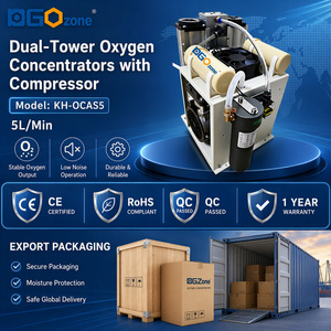Concentrateur <span class=keywords><strong>d</strong></span>'oxygène <span class=keywords><strong>à</strong></span> double tour avec compresseur, système de dissipation thermique intégré, adapté <span class=keywords><strong>à</strong></span> une utilisation continue et prolongée - Product Image 3