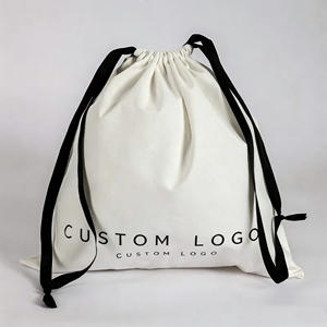 Bolsa de Lona de Algodón Ecológica Personalizada, Resistente y Reutilizable, con Logotipo Personalizado, Asa de Cuerda, Patrón de Letras, Tamaños Personalizados - Product Image 3