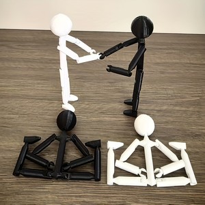 Figurine articulée en plastique, poupée artistique, ornement, cadeau promotionnel, jouet - Product Image 5