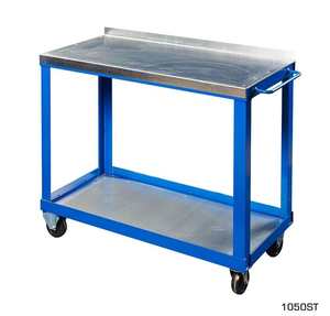 Carrito de Almacenamiento de Aluminio de 3 Niveles Fácil de Guardar con Estantes, Color Personalizado y Tratamiento de Superficie con Óxido - Product Image 6