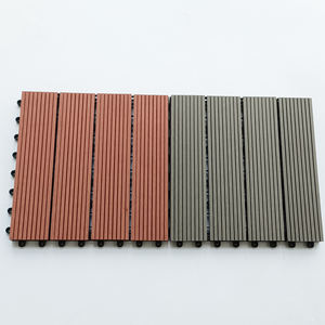 Gris DIY WPC 300*300mm Stick and Peel Decking Wood Out Garden Outdoor Nuevo azulejo <span class=keywords><strong>de</strong></span> suelo <span class=keywords><strong>de</strong></span> vinilo <span class=keywords><strong>de</strong></span> Pvc con alta calidad - Product Image 1