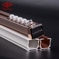 Rail de rideaux monté au plafond Rail de rideaux en aluminium robuste