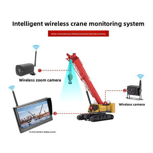 Système de surveillance embarqué <span class=keywords><strong>pour</strong></span> grue à tour avec caméra de surveillance vidéo sans fil, zoom optique 30x et écran tactile ultra-clair de 10 pouces - Product Image 5