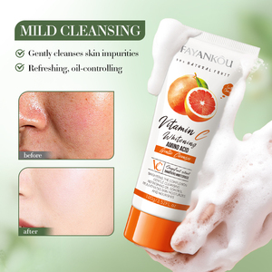 Limpiador Facial Suave de Vitamina C y Aminoácidos de Pomelo FAYANKOU de Alta Calidad, Elimina Puntos Negros, Cuidado de la Piel - Product Image 4
