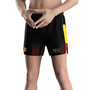 Pantalones Cortos Deportivos Elite para Hombre con Tela Flexible que Absorbe el Sudor y Estilo Competitivo Inspirado en la Bandera Nacional - Product Image 5