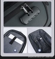 Sac à dos de voyage pour ordinateur portable, grand format, résistant à l'eau, extensible, antivol, durable, portable, pour hommes, 17 pouces