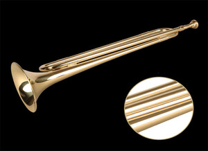 Trompeta de Bronce en Clave de Do, Instrumento de Trompeta para Miembros Júnior del Equipo Estudiantil - Product Image 2