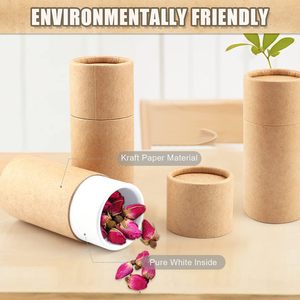 Tube en papier kraft biodégradable 100% recyclable de Guangzhou, revêtement UV, couleur personnalisée, impression quadricolore, boîte cadeau cylindrique - Product Image 3