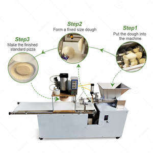 Integrated Stuff Pizza <strong>Naan</strong> Bread Crust Making an Pressing <strong>Machine</strong> Manufacturing Production Line - Product Image 5