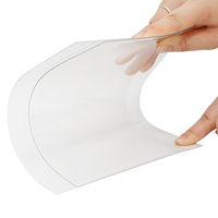 Feuille de plastique transparente GOKAI 0,2 mm/0,5 mm/0,8 mm/1 mm/1,5 mm, feuille rigide en PVC thermoformable