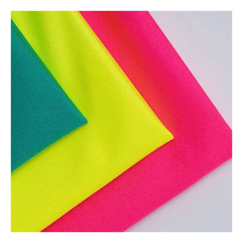 4-way stretch polyester knit fabric polyester spandex fabric for bikini swimwear