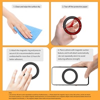 Support de téléphone magnétique rotatif à 360 degrés pour téléphone et tablette PC fort N52 aimant salon salle de bain mur voiture support magnétique