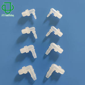 Coude fileté de haute qualité 1/4-28UNF en plastique PP et caoutchouc, connecteur souple pour tuyau d'eau/gaz - Product Image 1