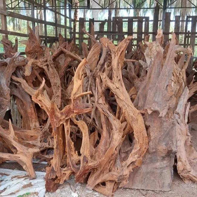 Groothandel Drijfhout Kwaliteit Verschillende Grootte Natuurlijke Mangrove Hout Spin Drijfhout Voor Mangrove Aquarium Decoratie