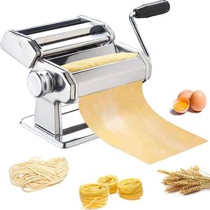 Máquina para hacer pasta 180 Rodillo 9 Ajustes de espesor ajustables 2 en 1 Máquina para hacer fideos con cortador para lasaña de espagueti Fettuccini - Product Image 3