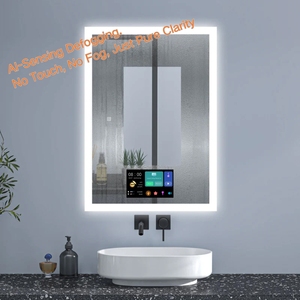 Miroir de salle de bain intelligent Vercon AI, anti-buée, avec minuteur de brossage de dents intelligent, cadre en aluminium, connexion Bluetooth stable, miroir de vanité - Product Image 5