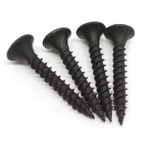Vis à cloison sèche en acier inoxydable M4, finition zinguée noire, mesure métrique/pouce, classe de qualité 10, filetage standard, marque Leite - Product Image 2