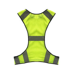 Gran oferta, chaleco de seguridad reflectante para montar en verde para niños, se puede personalizar el logotipo, chaleco transpirable barato - Product Image 5