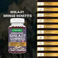 Gummies de Shilajit à Marque Blanche OEM en Promotion pour le Soutien Énergétique et l'Équilibre de l'Humeur avec Notre Mélange Apaisant contre le Stress