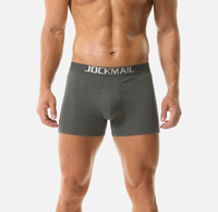 Boxers pour hommes personnalisés en maille nylon et spandex, respirants, séchage rapide, sous-vêtements de sport