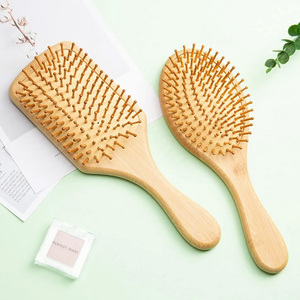 Da Đầu Massager Detangling Massage Lược Gỗ Bàn Chải Chuyên Nghiệp Tóc Bàn Chải Bàn Chải Bàn Chải Tóc - Product Image 6