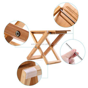 Portable Bamboo Wooden Toilet <strong>Small</strong> Folding <strong>Foot</strong> <strong>Stool</strong> - Product Image 4