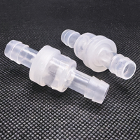Matériau en PVC de vanne anti-retour en plastique à sens unique ZM Water PP avec des tailles de 3/4/6/8/10/12mm Non Flow Back