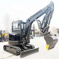 Nouvelle conception de mini-excavatrices Kubota avec moteur EPA, excavatrice à chenilles, excavatrice compacte