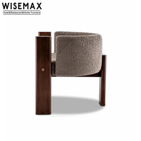 WISEMAX FURNITURE, canapé de luxe italien pour la maison, fauteuil, mobilier de villa, chaise de salon moderne en bois et tissu pour la maison