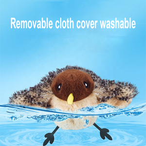 Giocattoli interattivi per gatti che si attivano con il tocco del cinguettio ricaricabile che sbatte gli uccelli per esercizi per gattini - Product Image 5