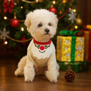 Pet bibs, triangular bibs, small dog bibs, <b>neck</b> <b>warmers</b>, fashionable, romantic, cute accessories, Christmas bibs - Product Image 5