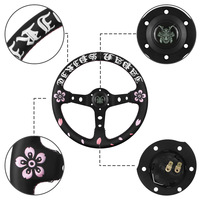 Volant de course JDM personnalisé Type~R, en matériau personnalisé, de couleur personnalisée, avec broderie, pour drift
