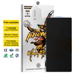 Déverrouillage par empreinte digitale 26 ° Protection d'écran de téléphone en verre trempé pour <span class=keywords><strong>Samsung</strong></span> <span class=keywords><strong>S21</strong></span>-S25 Ultra, ultra-mince, haute définition, protection de la vie privée - Product Image 1