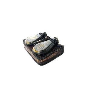 Jumelles antiques en laiton à collectionner vintage finies avec un télescope de chasse en étui en cuir pour la vente en gros - Product Image 1