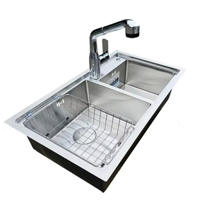 Premium Quality Stainless Steel <b>Kitchen</b> <b>Sink</b> Single Double Bowl Undermount Modern <b>Kitchen</b> <b>Sink</b> - Product Image 1