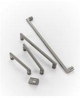 Poignées de meuble en L minimalistes, poignées et boutons de tiroir modernes en alliage de zinc pour cuisine, armoire et meubles de luxe
