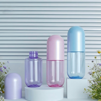 OEM pour flacon en plastique PET avec pulvérisateur à pompe, emballage cosmétique portable pour voyage, lotion, soin de la peau
