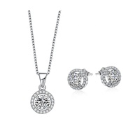 American Artificial Diamond Jewelry Set