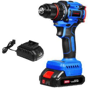 مثقاب تأثيري هيهوي سي دي 434، مفك براغي قوي ببطارية ليثيوم، أدوات كهربائية، طقم مثقاب لاسلكي 20 فولت بسرعات متغيرة - Product Image 1