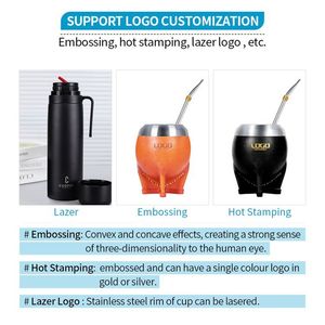 Set Completo de <span class=keywords><strong>Mate</strong></span> Argentino Personalizado: Calabaza de Cuero Hecha a Mano, Tapa sin BPA y Termo Moderno para Bebidas Tradicionales - Product Image 3