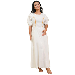 Vestido Casual Elegante con Bordado Premium, Ropa Maxi Estilosa para Mujer, al por Mayor - Product Image 6