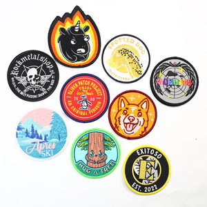 Vente chaude Personnalisé En Gros Licorne Patchs Fer Sur Broderie Patch Brodé Badge Crochet Support - Product Image 1