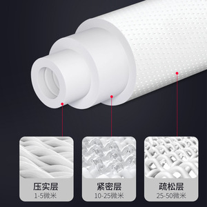 Cartouche filtrante en coton PP Hairuipu 10 pouces, pré-filtre pour purificateur d'eau, machine à eau pure pour consommation directe - Product Image 3