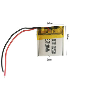사용자 정의 302020 110mah <span class=keywords><strong>3.7v</strong></span> 리튬 폴리머 배터리 리튬 이온 셀 충전식 배터리 Lipo 배터리 - Product Image 1