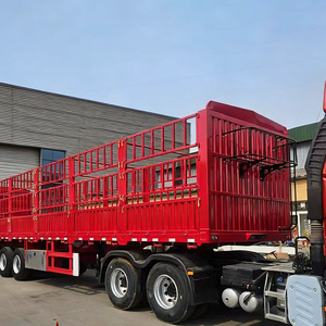 Venta Directa de Fábrica, Semirremolque de Acero de Alta Resistencia de 3 Ejes para Transporte de Ganado con Capacidad de Carga de 60T - Product Image 4