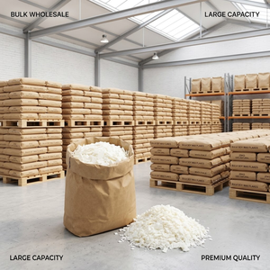 Esurey Cire <span class=keywords><strong>de</strong></span> <span class=keywords><strong>Soja</strong></span> 100% Pure et Naturelle en Flocons, Vente en Gros, Fournisseur d'Usine, Matière Première Écologique pour la Fabrication <span class=keywords><strong>de</strong></span> Bougies Parfumées - Product Image 1