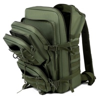 Sac à dos de randonnée robuste et imperméable, respirant, avec bretelles réglables, système Molle camouflage, pour le trekking