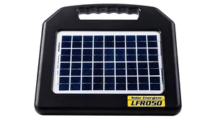 Pannello solare scherma elettrica 20KM Energizer plastica 0.1j 3km per gli animali recinzione elettrica Energizer per uso agricolo