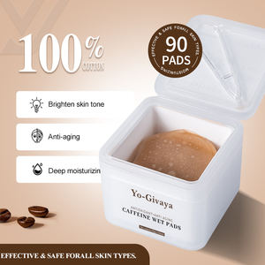 OEM/ODM Koffie-inhoudende veganistische kruiden revitaliserende pads |   Verlichtende + Verhelderende + Ontzwellingende + Verjongende + Direct Verfrissende - Product Image 4